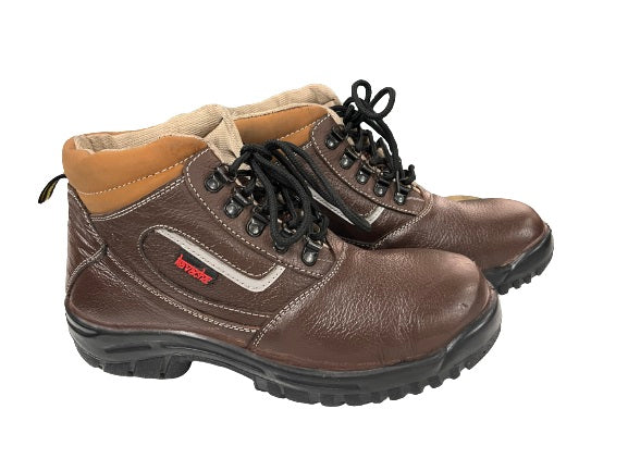 Kavacha Pure Leather Steel Toe Safety Shoe S120 PU Sole (Sale@349)