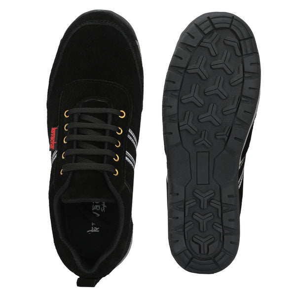 Kavacha Steel Toe Safety Shoe S207 with Suede Leather Upper and Foam Comfort & TPR Sole