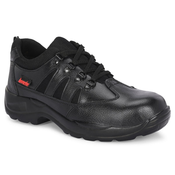 Kavacha Steel Toe Safety Shoe s139 with Pure Leather Upper and PU (Polyurethane) Sole