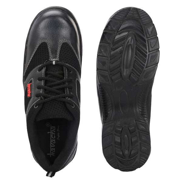 Kavacha Steel Toe Safety Shoe s138 with Pure Leather Upper and Airmix Sole