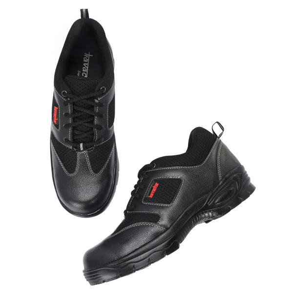 Kavacha Steel Toe Safety Shoe s138 with Pure Leather Upper and Airmix Sole