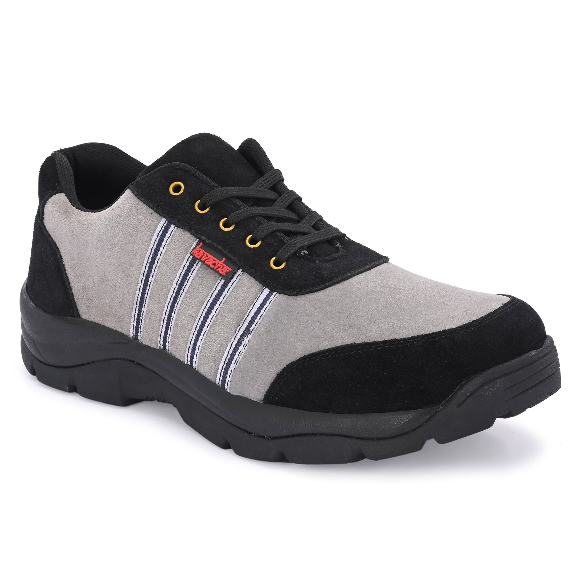 Kavacha Steel Toe Safety Shoe s275 with Suede Leather Upper and Foam Comfort & Rubber Sole (Plus Size)