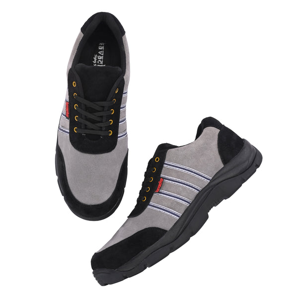 Kavacha Steel Toe Safety Shoe s275 with Suede Leather Upper and Foam Comfort & Rubber Sole (Plus Size)