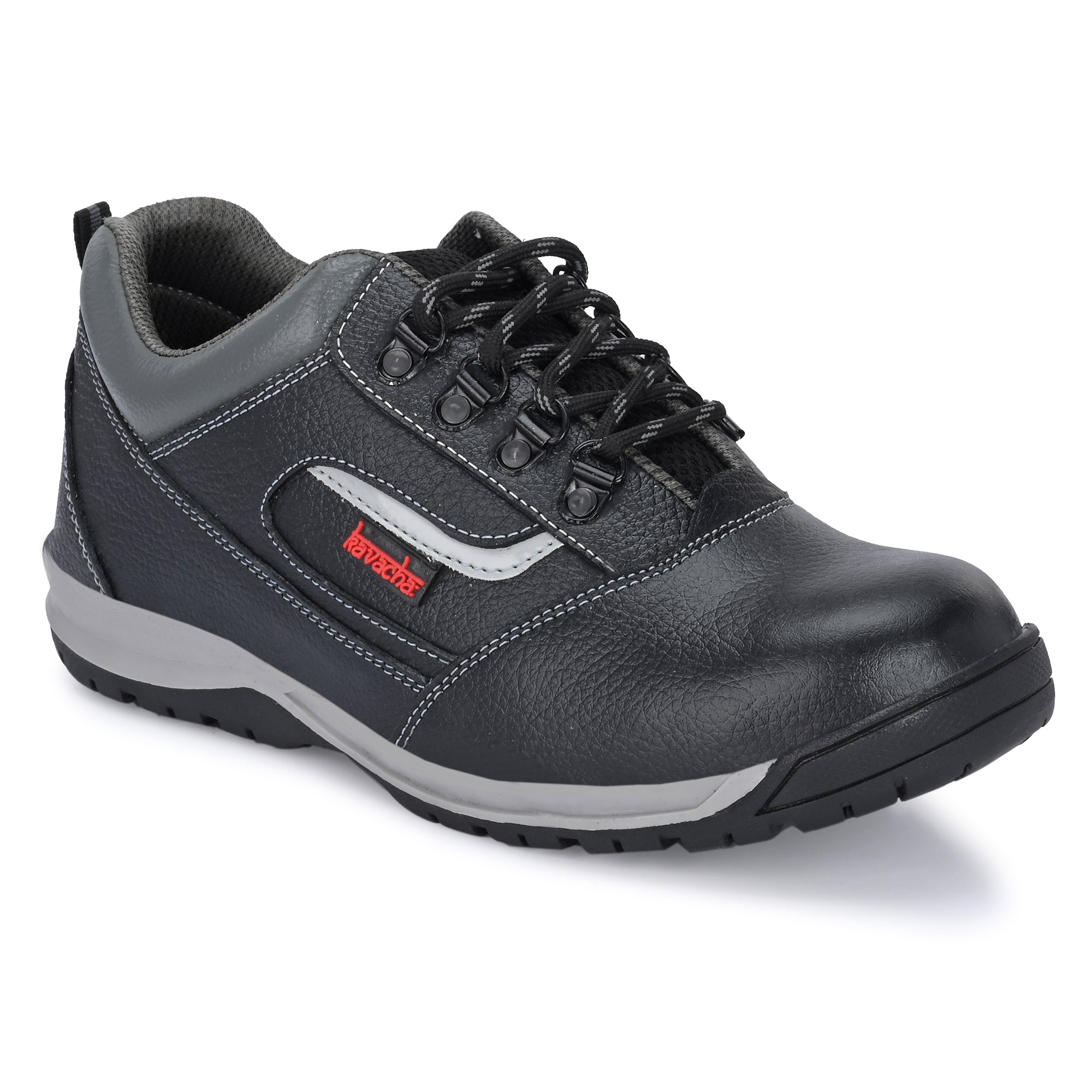 Kavacha Steel Toe Safety Shoe S223 with Pure Leather Upper and Foam Comfort & TPR Sole