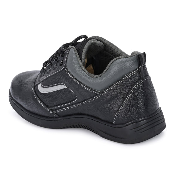 Kavacha Steel Toe Safety Shoe S224 with Pure Leather Upper and Foam Comfort & Rubber Sole