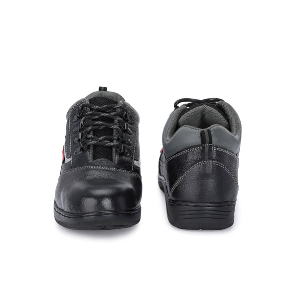 Kavacha Steel Toe Safety Shoe S224 with Pure Leather Upper and Foam Comfort & Rubber Sole