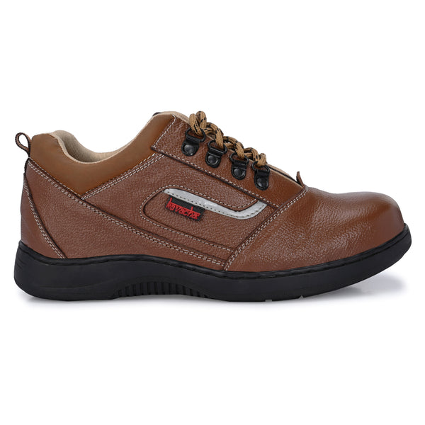 Kavacha Steel Toe Safety Shoe S225 with Pure Leather Upper and Foam Comfort & Rubber Sole