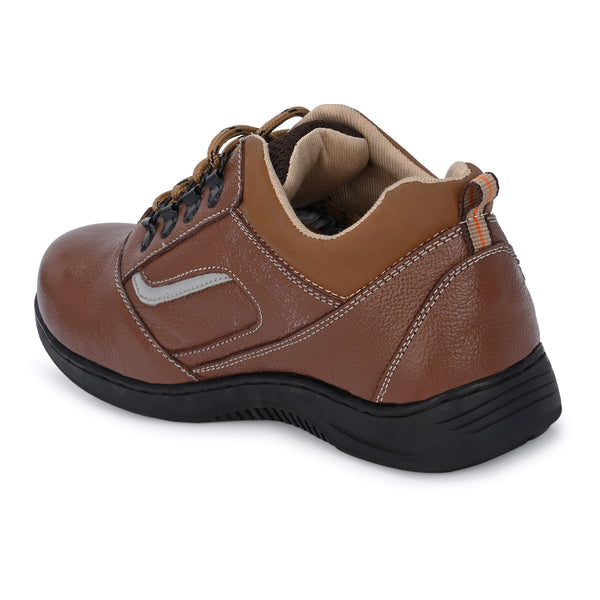 Kavacha Steel Toe Safety Shoe S225 with Pure Leather Upper and Foam Comfort & Rubber Sole