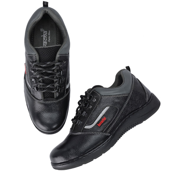 Kavacha Steel Toe Safety Shoe S224 with Pure Leather Upper and Foam Comfort & Rubber Sole