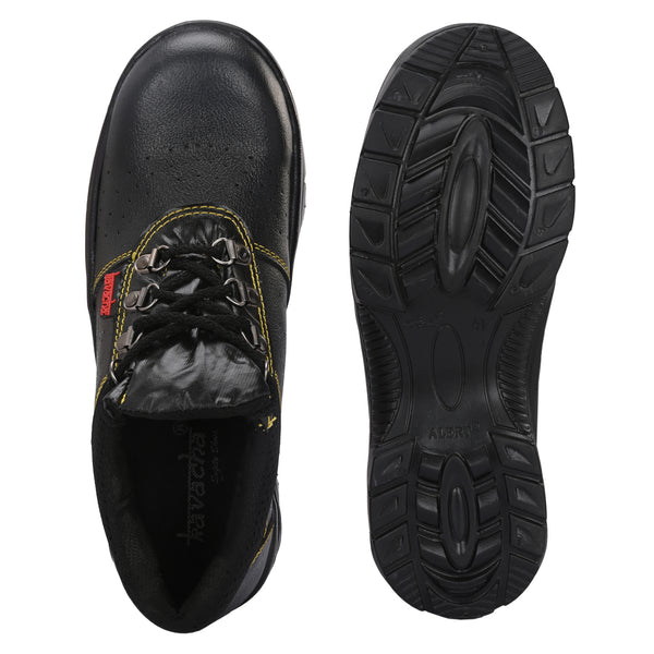 Kavacha Steel Toe Safety Shoe s137 with Pure Leather Upper and Airmix Sole