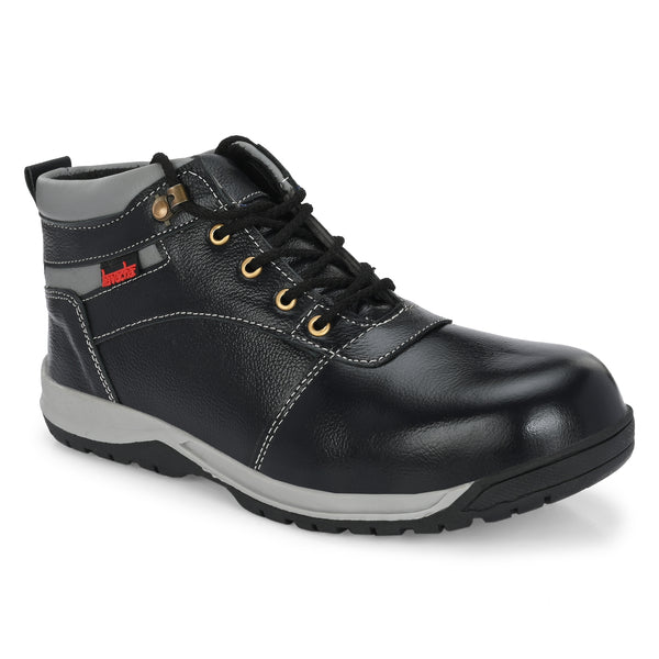 Kavacha Steel Toe Safety Shoe S248 with Pure Leather Upper and Foam Comfort & TPR Sole