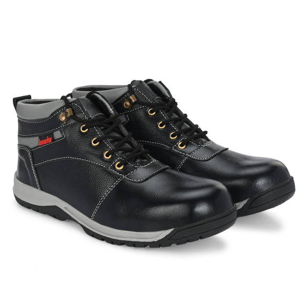 Kavacha Steel Toe Safety Shoe S248 with Pure Leather Upper and Foam Comfort & TPR Sole