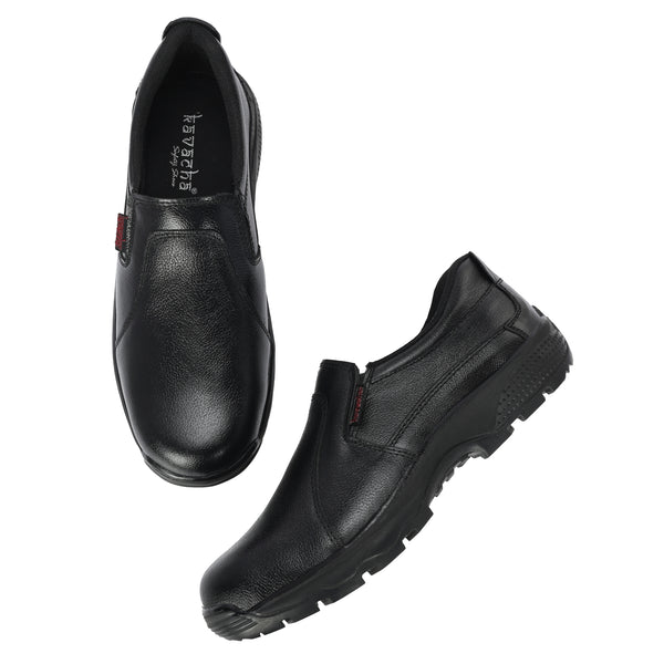 Kavacha Steel Toe Safety Shoe S262 with Pure Leather Upper and Foam Comfort & TPR Sole