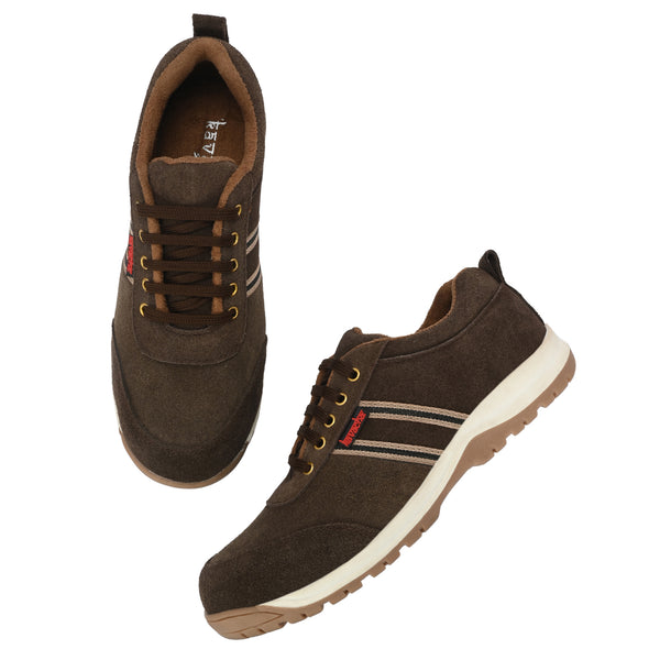 Kavacha Steel Toe Safety Shoe S206 with Suede Leather Upper and Foam Comfort & TPR Sole