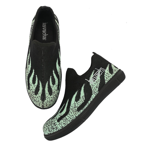 Kavacha Knitted Fabric Steel Toe Safety Shoe , S90 (Black) (Sale@349)
