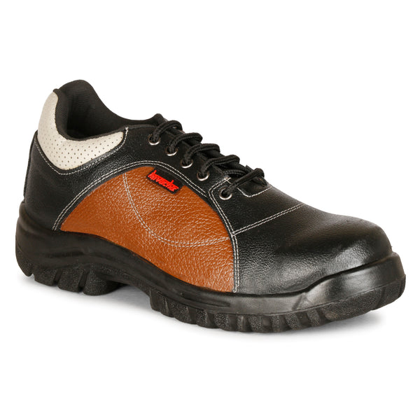 Kavacha Leather Steel Toe Safety Shoes S71 PU (Polyurethane) Sole (Sale@349)