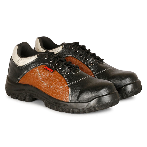 Kavacha Leather Steel Toe Safety Shoes S71 PU (Polyurethane) Sole (Sale@349)