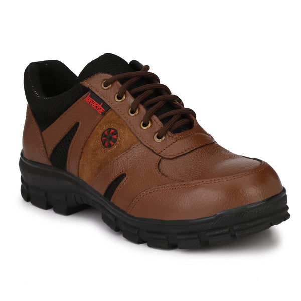 Kavacha Leather Steel Toe Safety Shoe S61 Airmix sole (Sale@349)