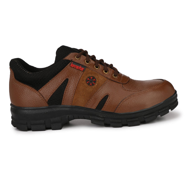 Kavacha Leather Steel Toe Safety Shoe S61 Airmix sole (Sale@349)