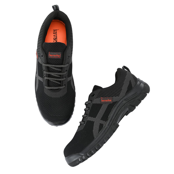 Kavacha Steel Toe Safety Shoe Air S211 with Knitted Upper and PU Sole