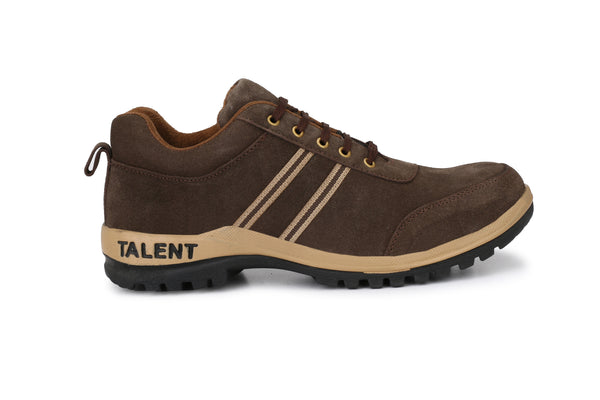 Kavacha Suede Leather Steel Toe Safety Shoe ,Hertz -03