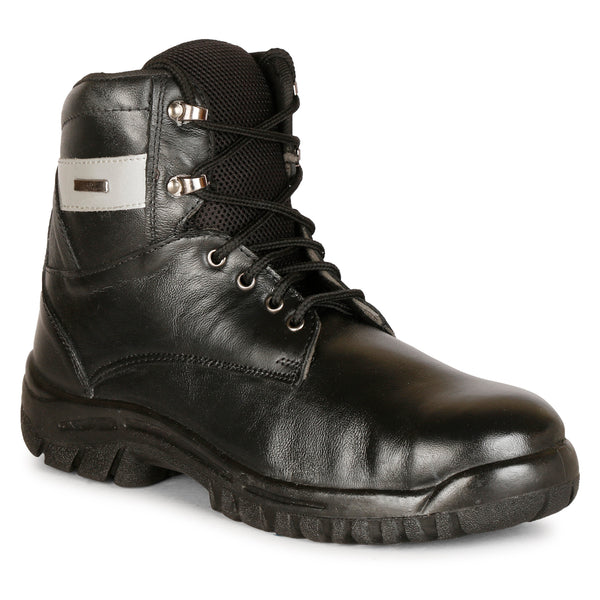 Kavacha Pure Leather Steel Toe Safety Shoe S19 PU Sole (Sale@349)