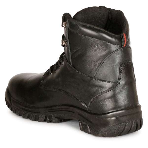Kavacha Pure Leather Steel Toe Safety Shoe S19 PU Sole (Sale@349)