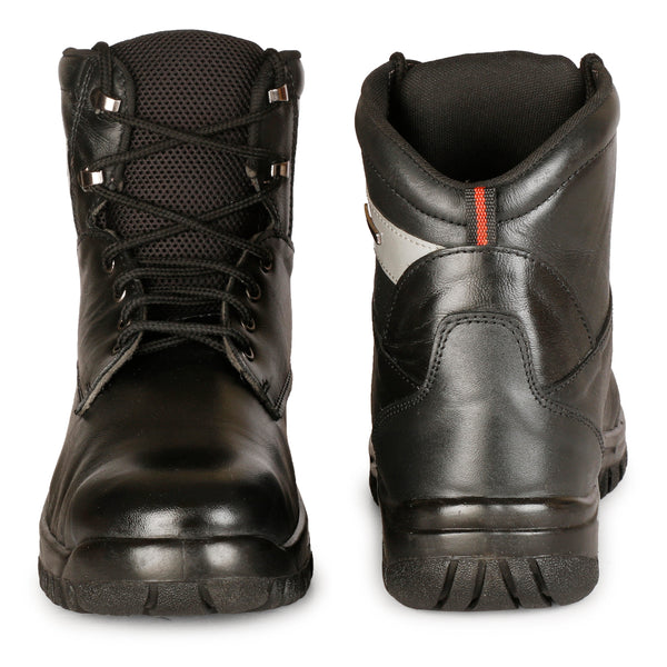 Kavacha Pure Leather Steel Toe Safety Shoe S19 PU Sole (Sale@349)