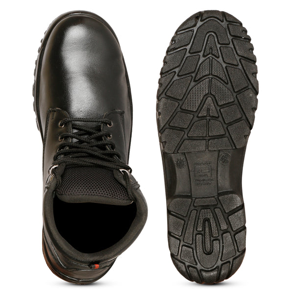 Kavacha Pure Leather Steel Toe Safety Shoe S19 PU Sole (Sale@349)