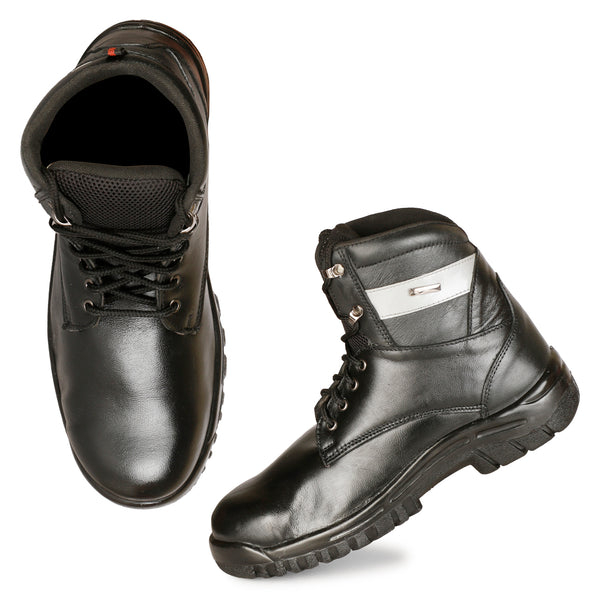 Kavacha Pure Leather Steel Toe Safety Shoe S19 PU Sole (Sale@349)