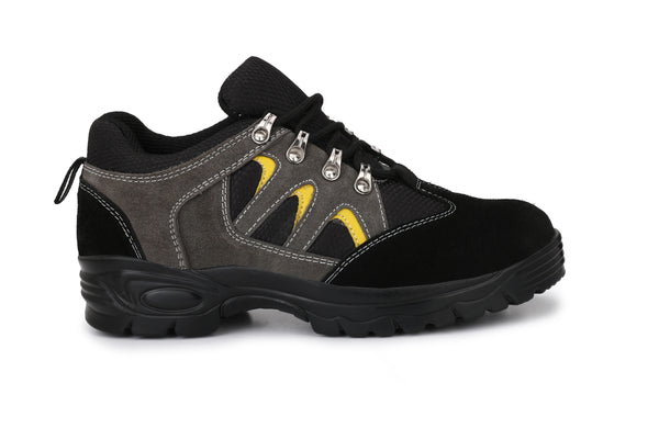 Kavacha Leather Steel Toe Safety Shoe 503 PVC sole (Sale@349)